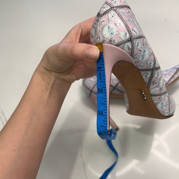 RODO pink/multicolor pumps, pointed toe, stiletto heels, made in Italy - Picture 12 of 13